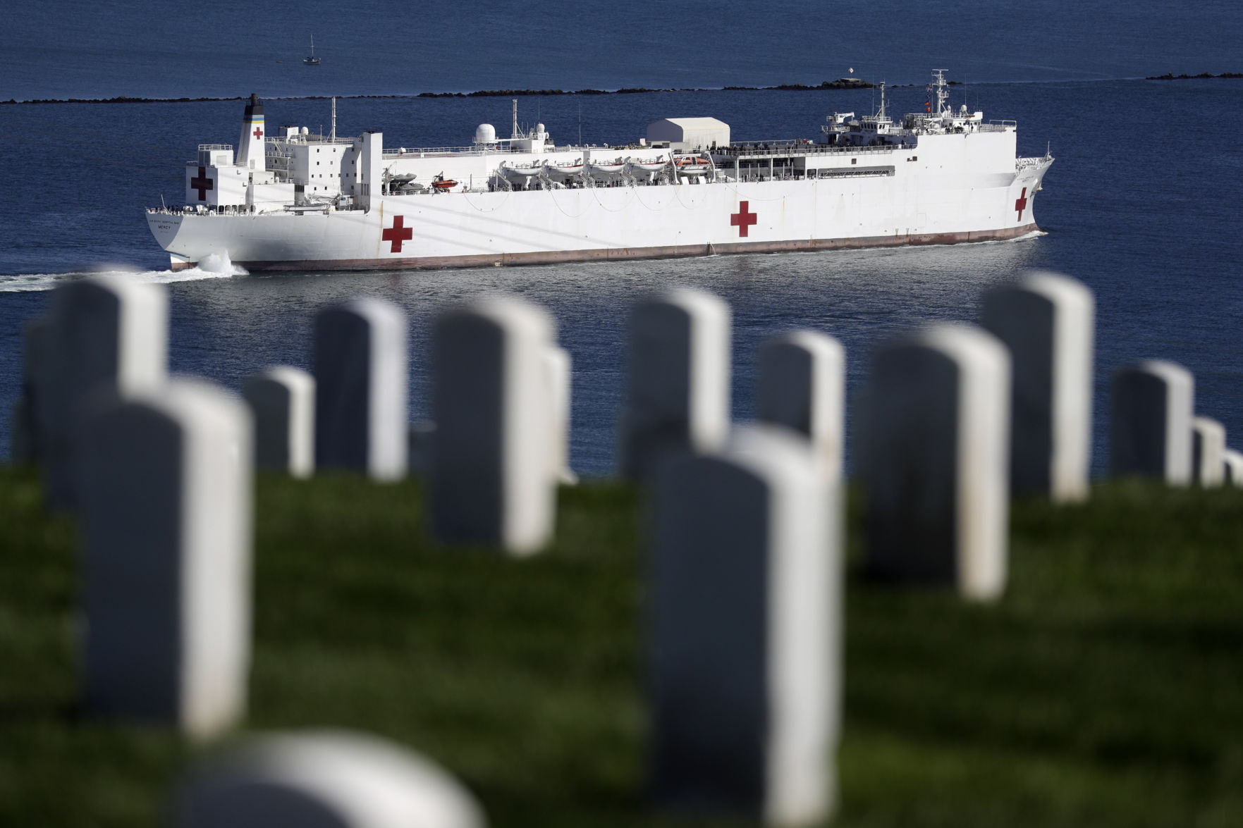 APTOPIX Virus Outbreak Mercy Hospital Ship